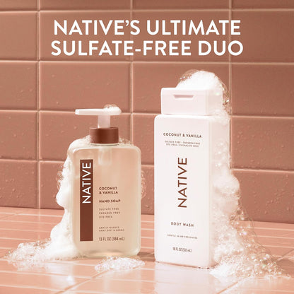 Native Body Wash Coconut & Vanilla 36 oz – Thoughtful Birthday Gift for Her and Mom