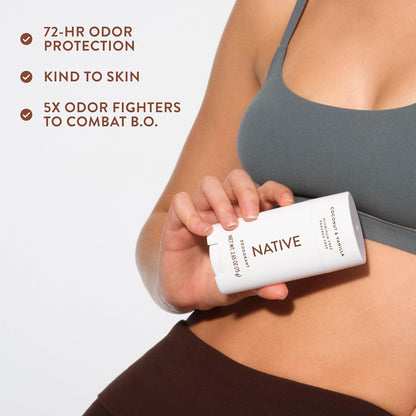 Native Coconut & Vanilla Twin Pack Deodorant – Less-Is-More Clean Design Staple for an Uncluttered Bathroom Counter
