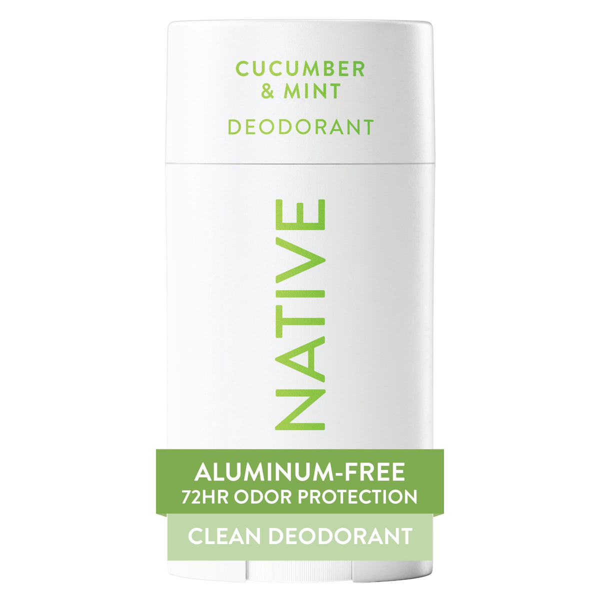 Native Deodorant Contains Naturally Derived Ingredients, 72 Hour Odor Control, Deodorant for Women and Men, Aluminum Free, Cucumber &amp;amp; Mint 2.65oz