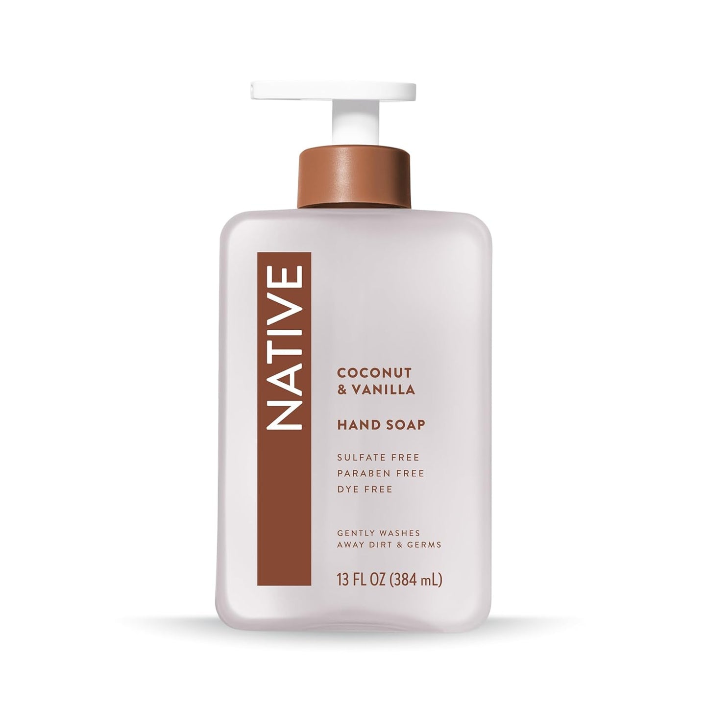 Native Hand Soap – Clean Ingredient Hand Wash in Uncluttered 13 oz Pump Bottle