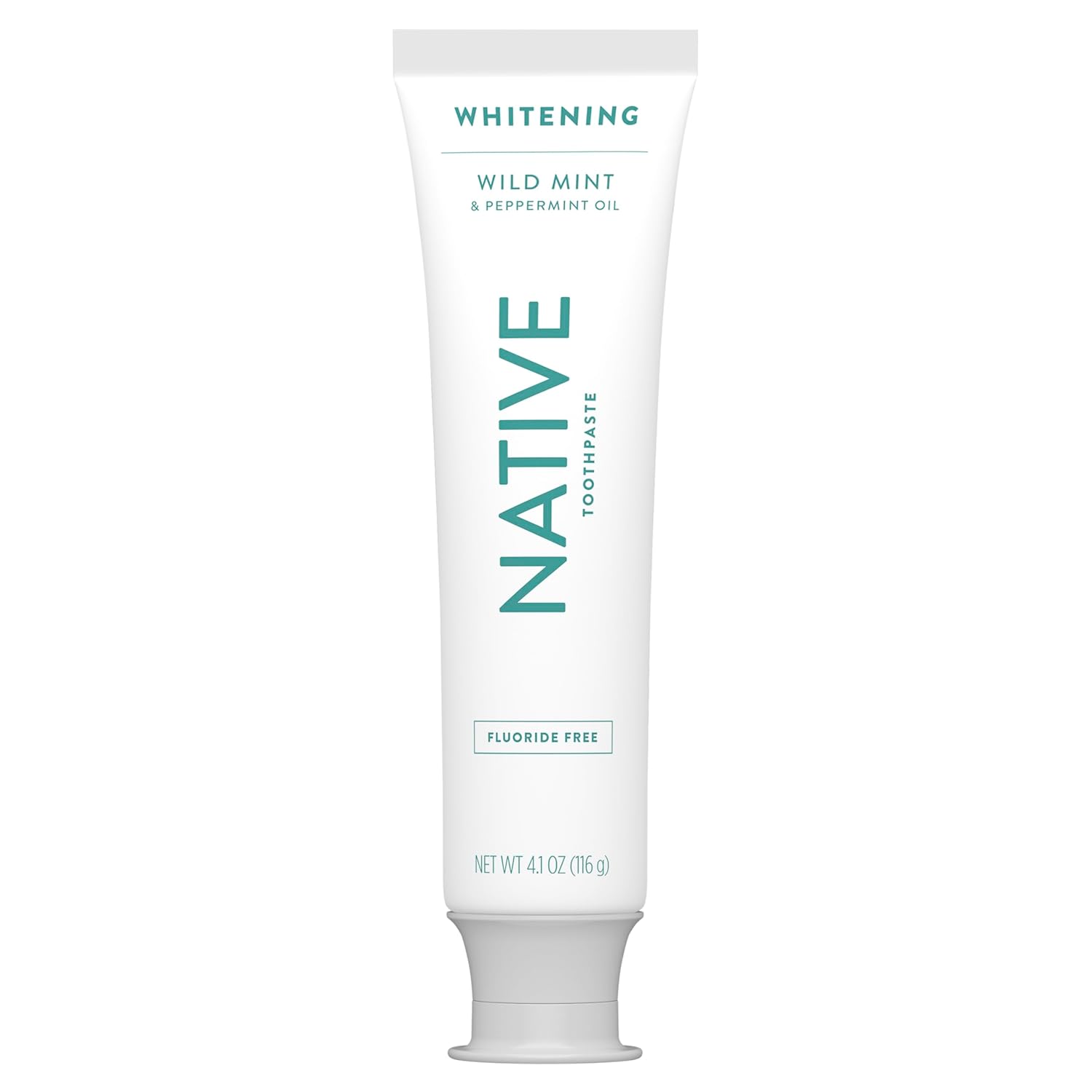 Native Mineral Whitening Toothpaste – Clean Self-Care for Bath Time Wind-Down, Fluoride-Free Wild Mint, 4.1oz (Pack of 3)