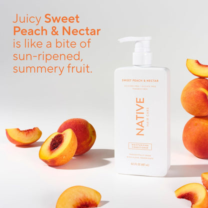 Native Moisturizing Conditioner Sweet Peach & Nectar – Thoughtful Clean Beauty Gift for Mom and Her Self-Care