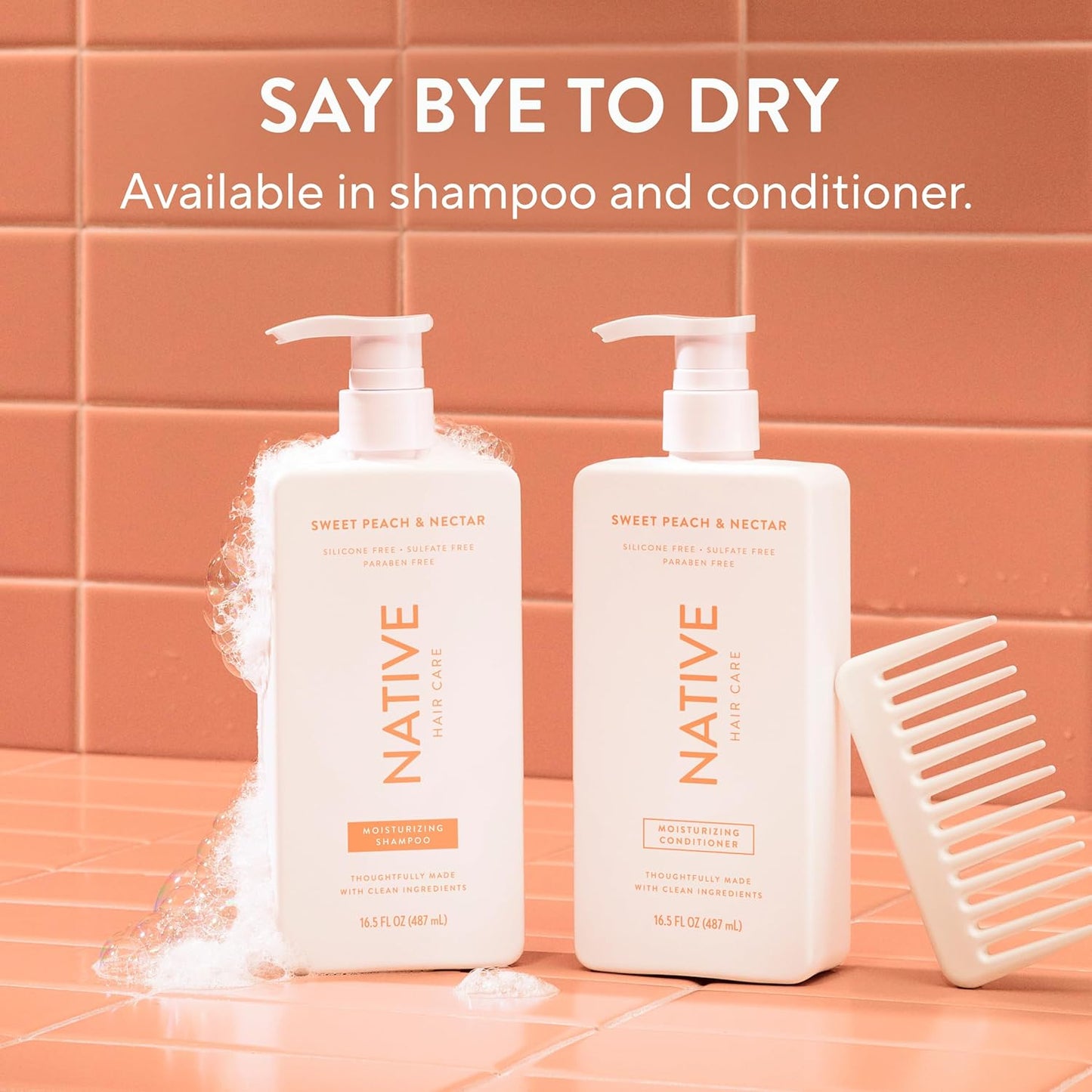Native Moisturizing Conditioner Sweet Peach & Nectar – Thoughtful Clean Beauty Gift for Mom and Her Self-Care