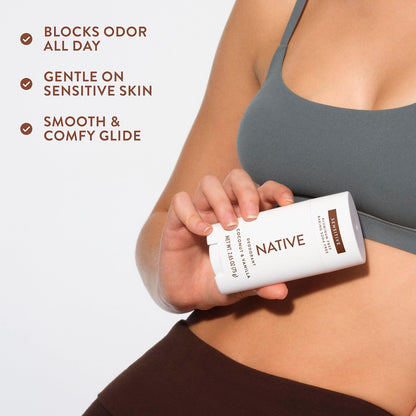 Native Sensitive Deodorant Gift Set Idea – Five Scent Aluminum-Free Baking Soda Stick Bundle for Her and Him