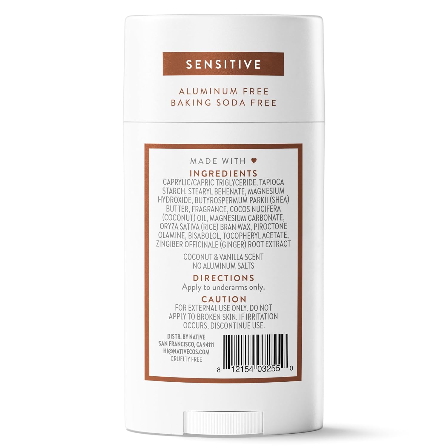 Native Sensitive Deodorant Gift Set Idea – Five Scent Aluminum-Free Baking Soda Stick Bundle for Her and Him