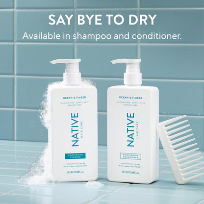 Native Shampoo and Conditioner – Mindful Shower Experience, Naturally Derived Formula for Color-Treated and Dry Hair
