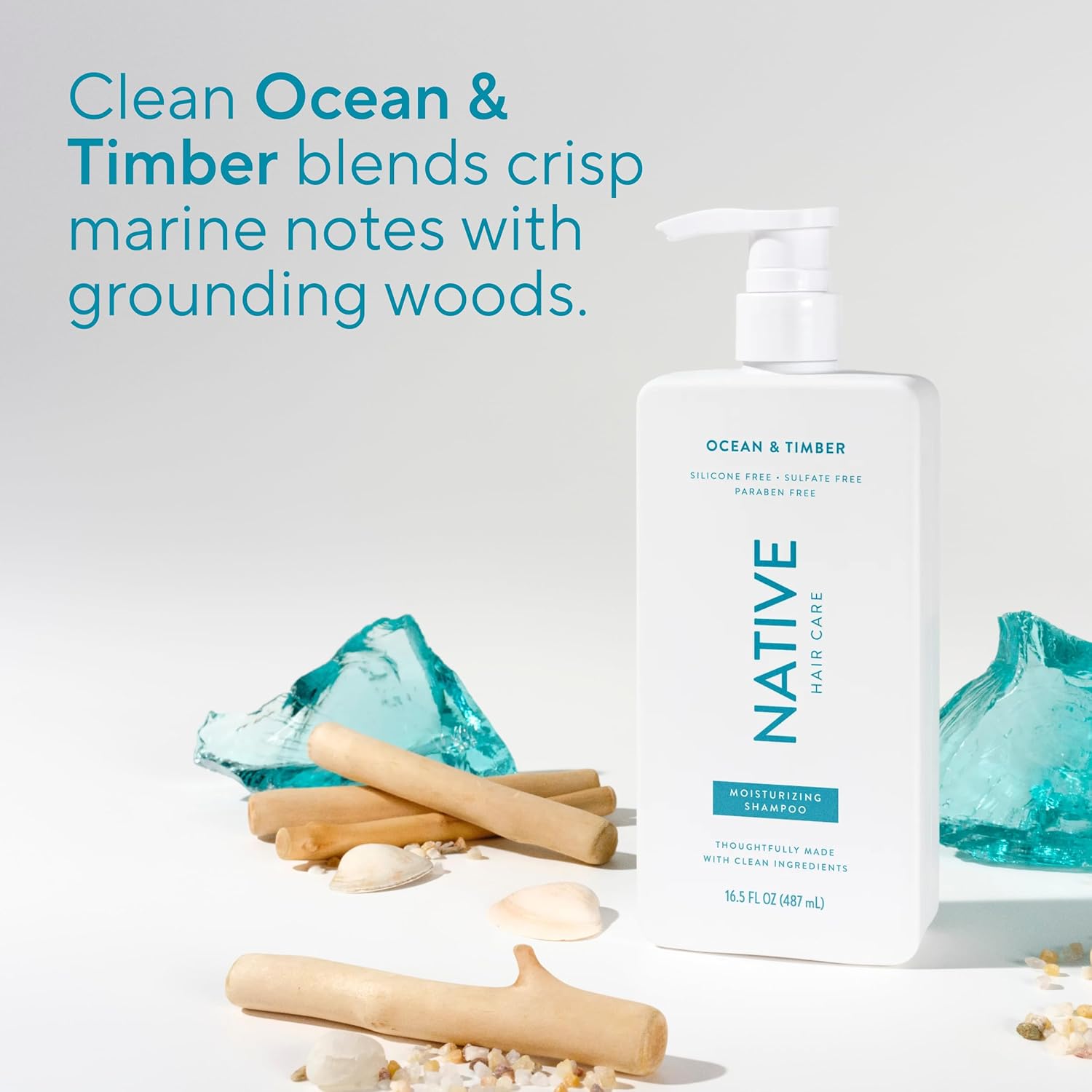 Native Shampoo and Conditioner – Mindful Shower Experience, Naturally Derived Formula for Color-Treated and Dry Hair