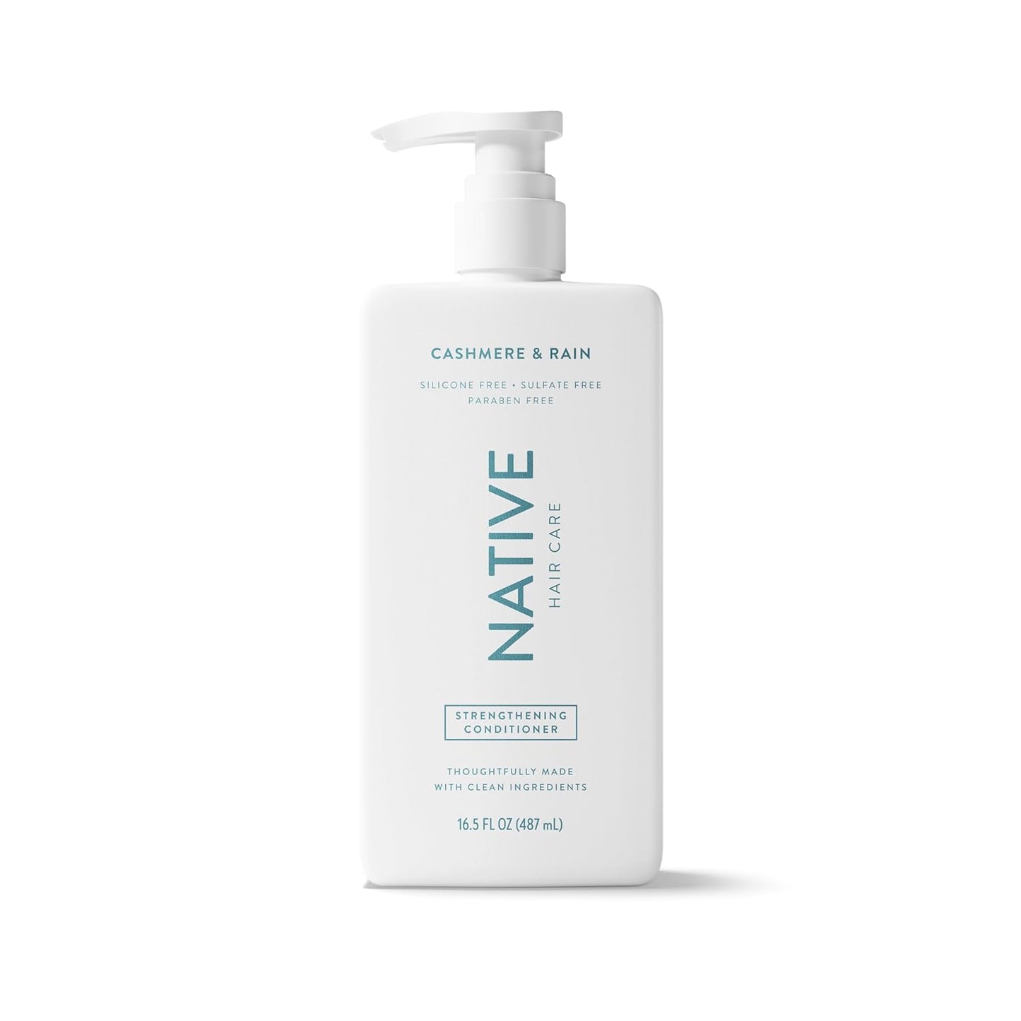 Native Strengthening Conditioner Cashmere & Rain 16.5 fl Oz – Clean 10-Ingredient Formula for Intentional Bathrooms and Capsule Routines