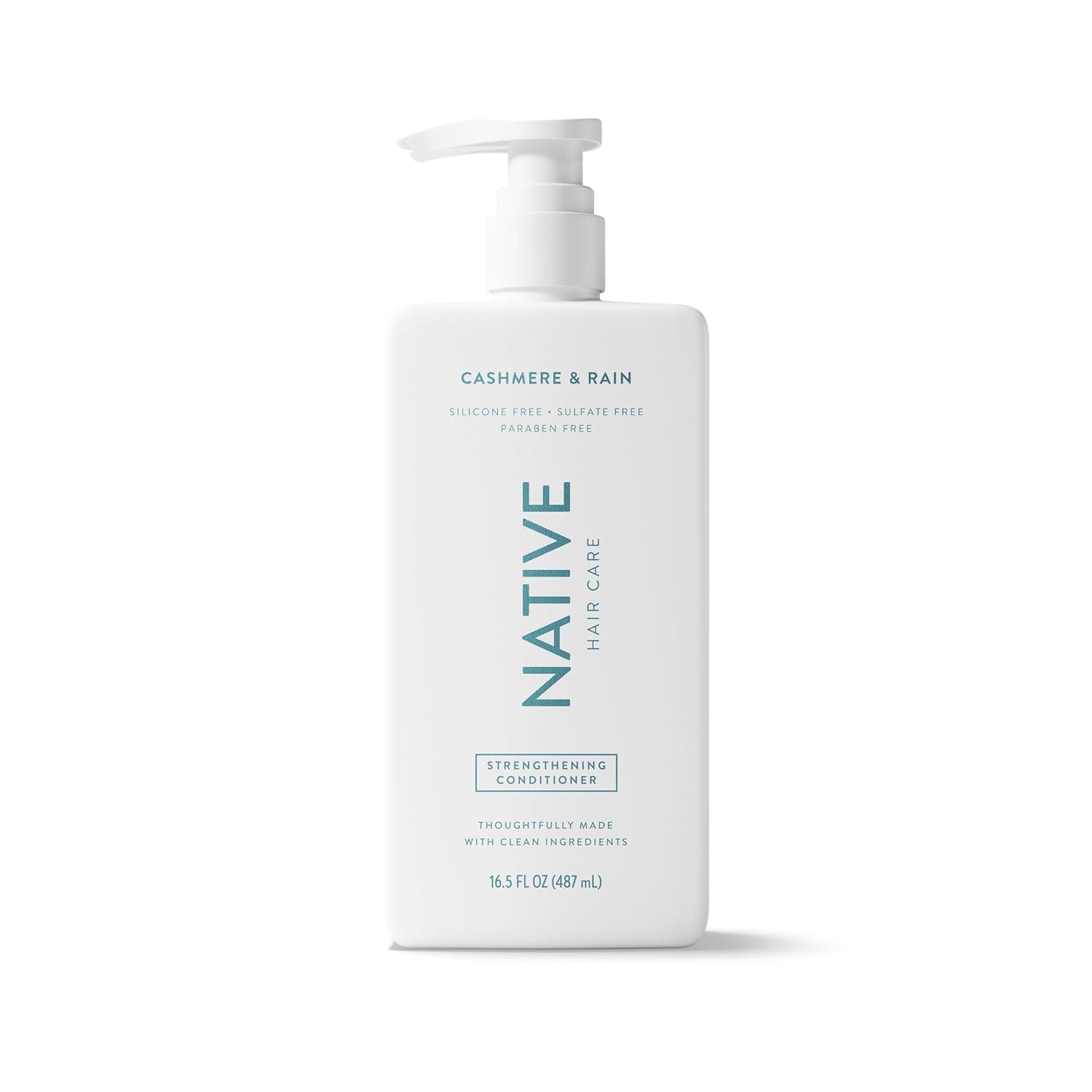 Native Strengthening Conditioner Cashmere & Rain 16.5 fl Oz – Clean 10-Ingredient Formula for Intentional Bathrooms and Capsule Routines