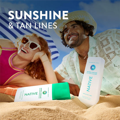 Native Unscented Sunscreen Lotion – Fragrance-Free SPF for Mindful Clean Beauty Self-Care