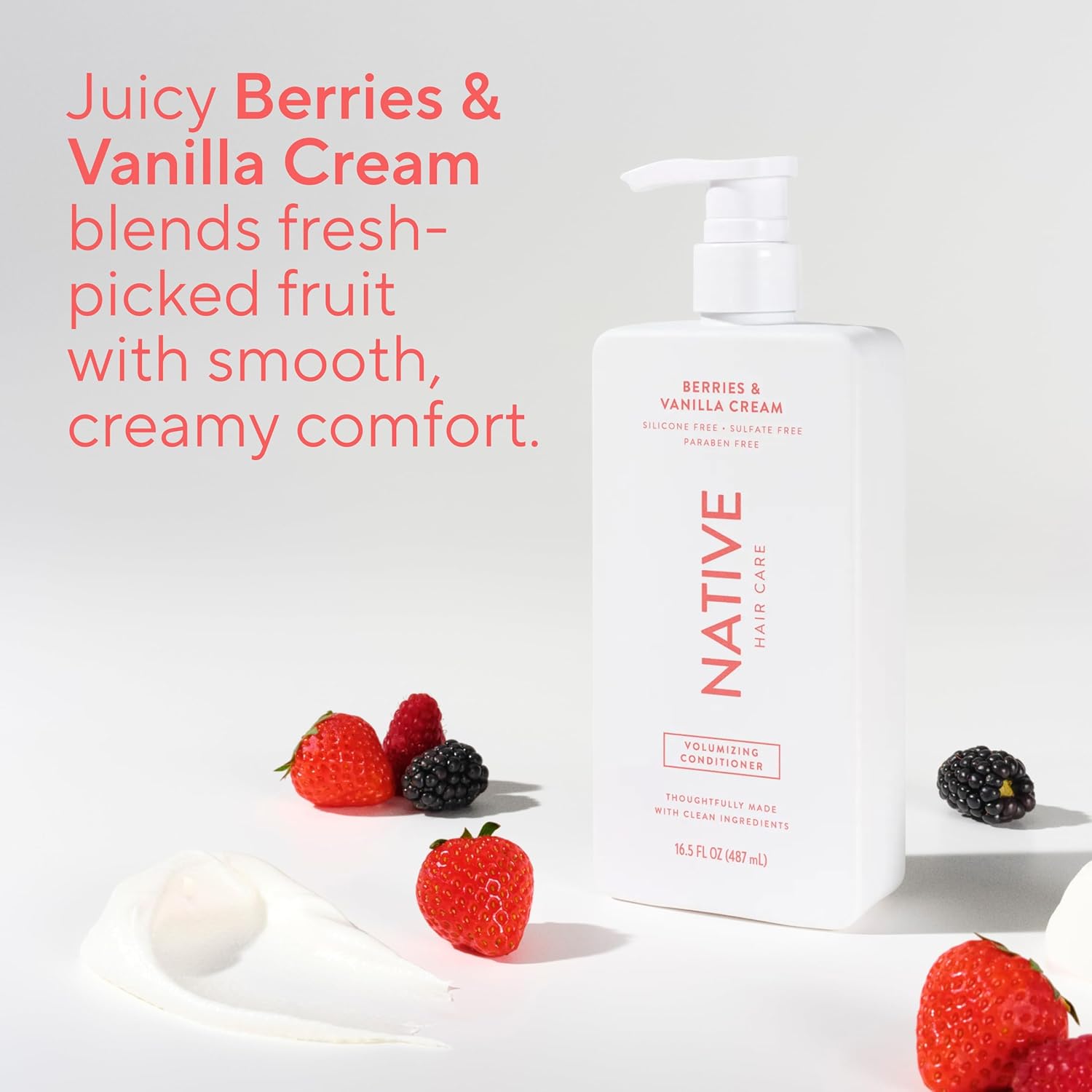 Native Volumizing Conditioner Berries & Vanilla Cream – Thoughtful Birthday Gift for Her