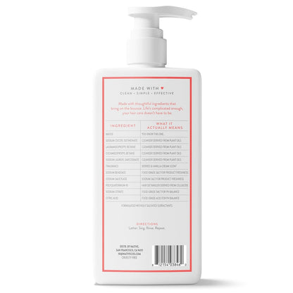 Native Volumizing Shampoo Berries & Vanilla Cream 16.5 fl Oz – Thoughtful Birthday Gift for Women Who Love Clean Beauty