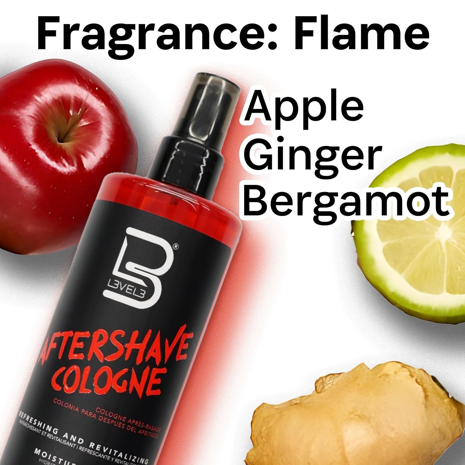 natural apple, ginger, and bergamot blend for environmental skin protection