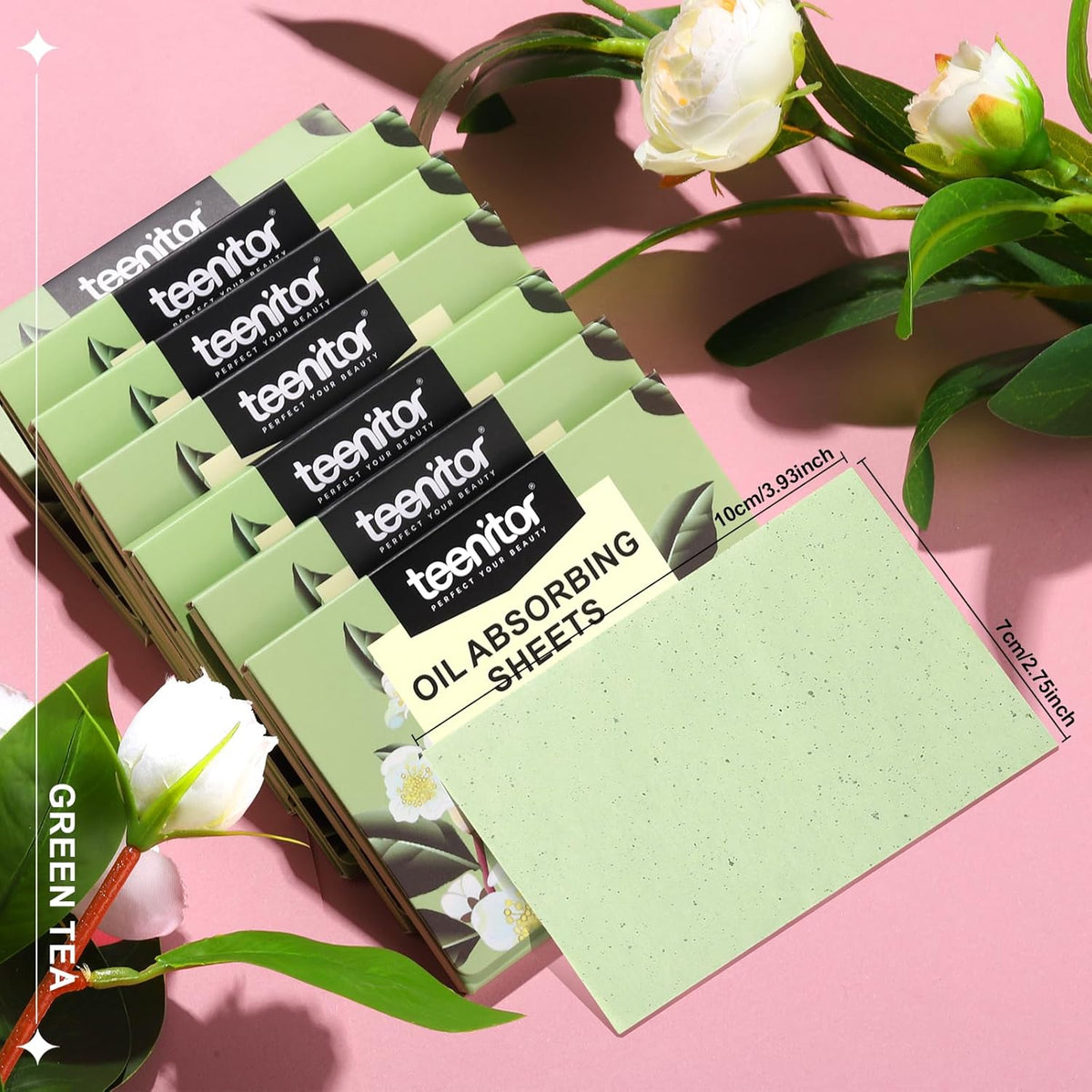 natural linen paper infused with green tea essence fragrance