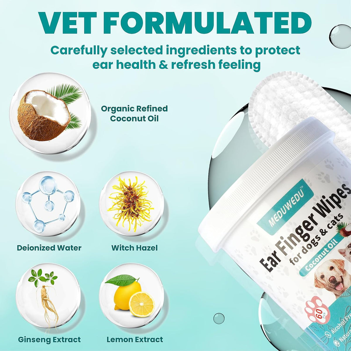 natural plant-based formula free of alcohol and harmful chemicals