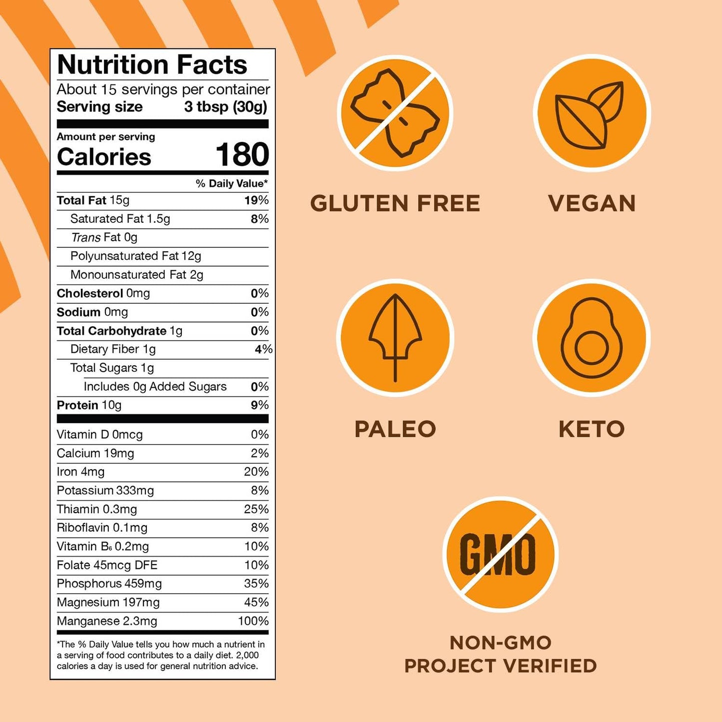 naturally occurring iron, niacin, thiamine, phosphorus, magnesium, manganese, copper, zinc, vitamin b6, and folate