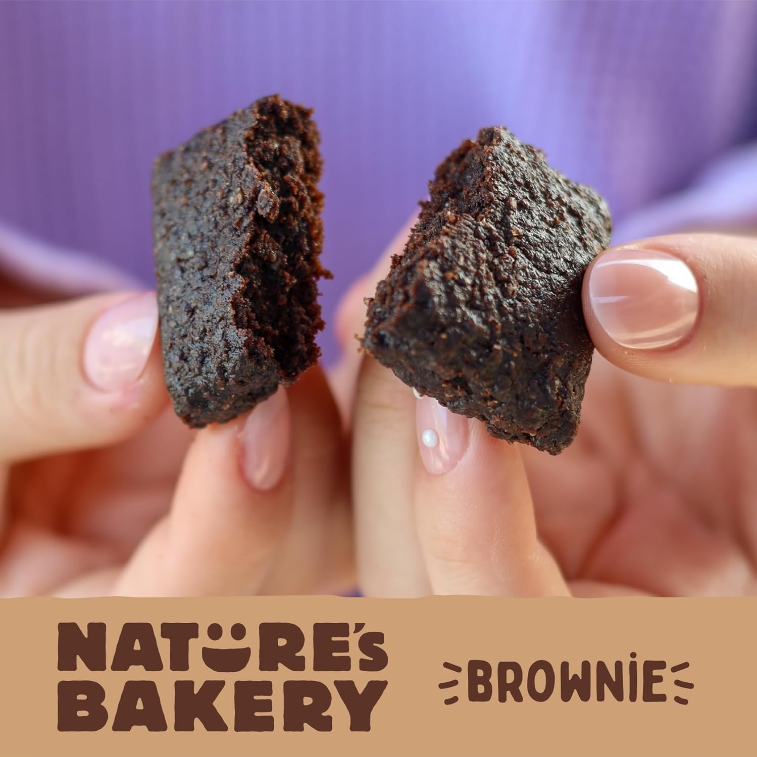 Nature's Bakery Double Chocolate Brownie Bars – Allergy-Friendly After-School Treat for Kids' Rooms and Playrooms, Dairy-Free