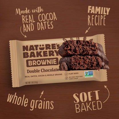 Nature's Bakery Whole Wheat Fig Bars – Kid-Approved Vegan Lunchbox Snacks, 28 Count Soft Baked Bars for School
