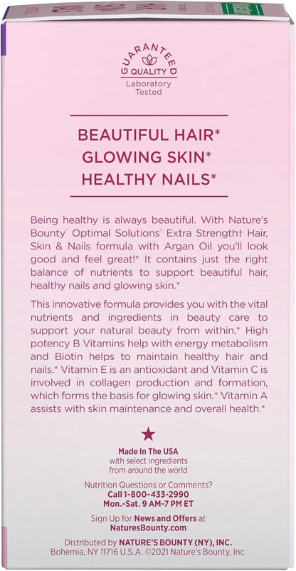 Nature's Bounty Hair Skin and Nails Softgel Set – Housewarming Gift for Wellness Lovers, 150-Count Duo