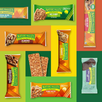 Nature Valley Berry Protein Chewy Bars – Desk Drawer Snack for Office Focus