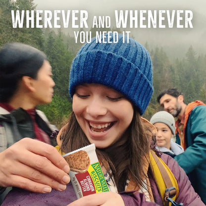 Nature Valley Biscuit Sandwiches Cinnamon Almond Butter – Briefcase Snack for Work, On the Go Clean Label Treat