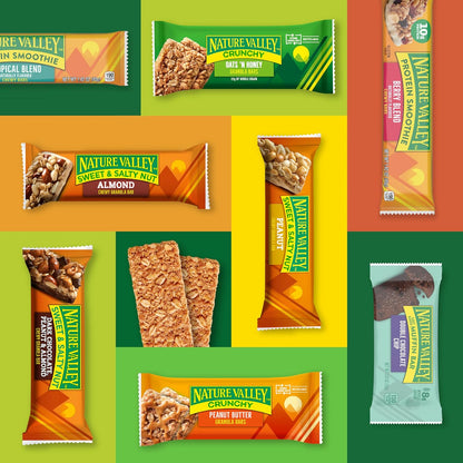 Nature Valley Creamy Protein Bars – Desk Drawer Protein Snack for Busy Office Professionals, 10g Per Bar