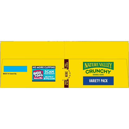 Nature Valley Crunchy Granola Bars – Desk Drawer Snack for Focused Workdays, 12 Pouches