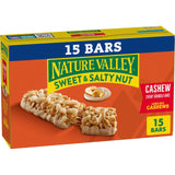 Nature Valley Sweet and Salty Nut Cashew Granola Bars – Office Desk Snack for Afternoon Energy and Focus