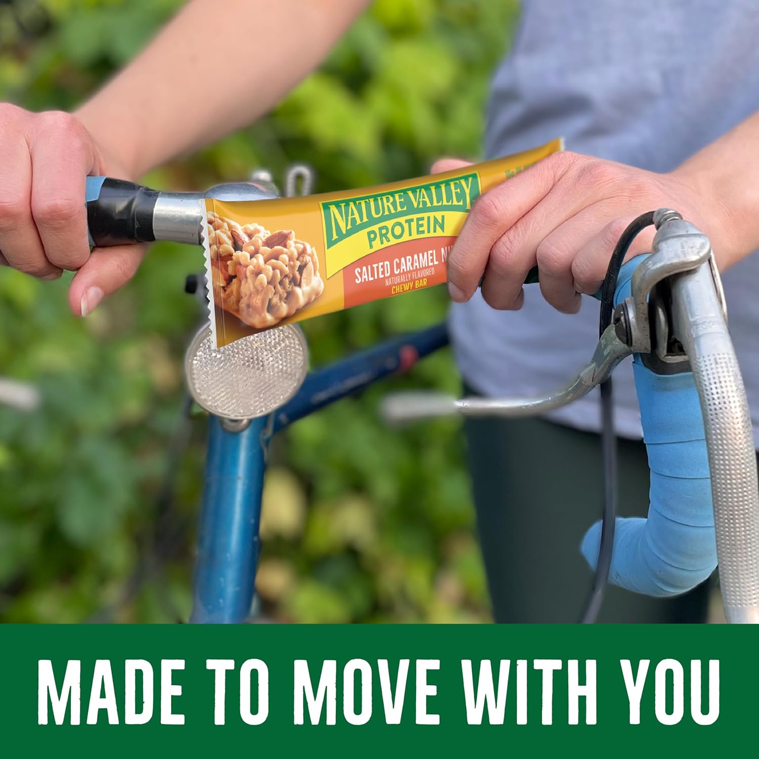 Nature Valley Protein Chewy Bars – Focus Fuel for Commuters and Remote Professionals, No Refrigeration Needed Peanut Butter Dark Chocolate 10 Count