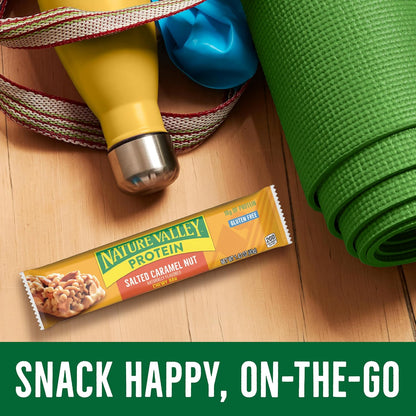 Nature Valley Protein Chewy Bars – Focus Fuel for Commuters and Remote Professionals, No Refrigeration Needed Peanut Butter Dark Chocolate 10 Count