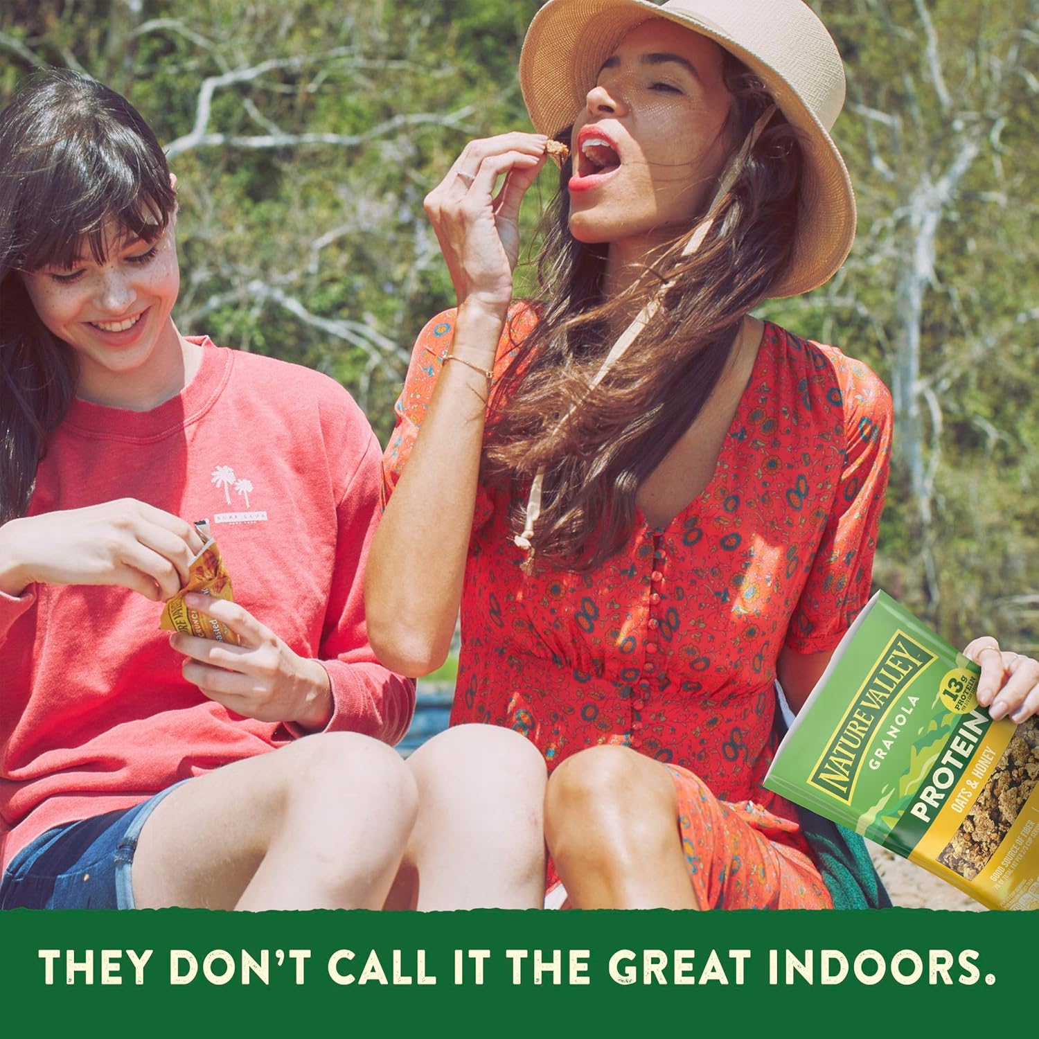 Nature Valley Protein Granola Oats and Honey Kid-Friendly Snack Bowl, Crunchy Cluster Cereal for Snack Time and Lunchboxes