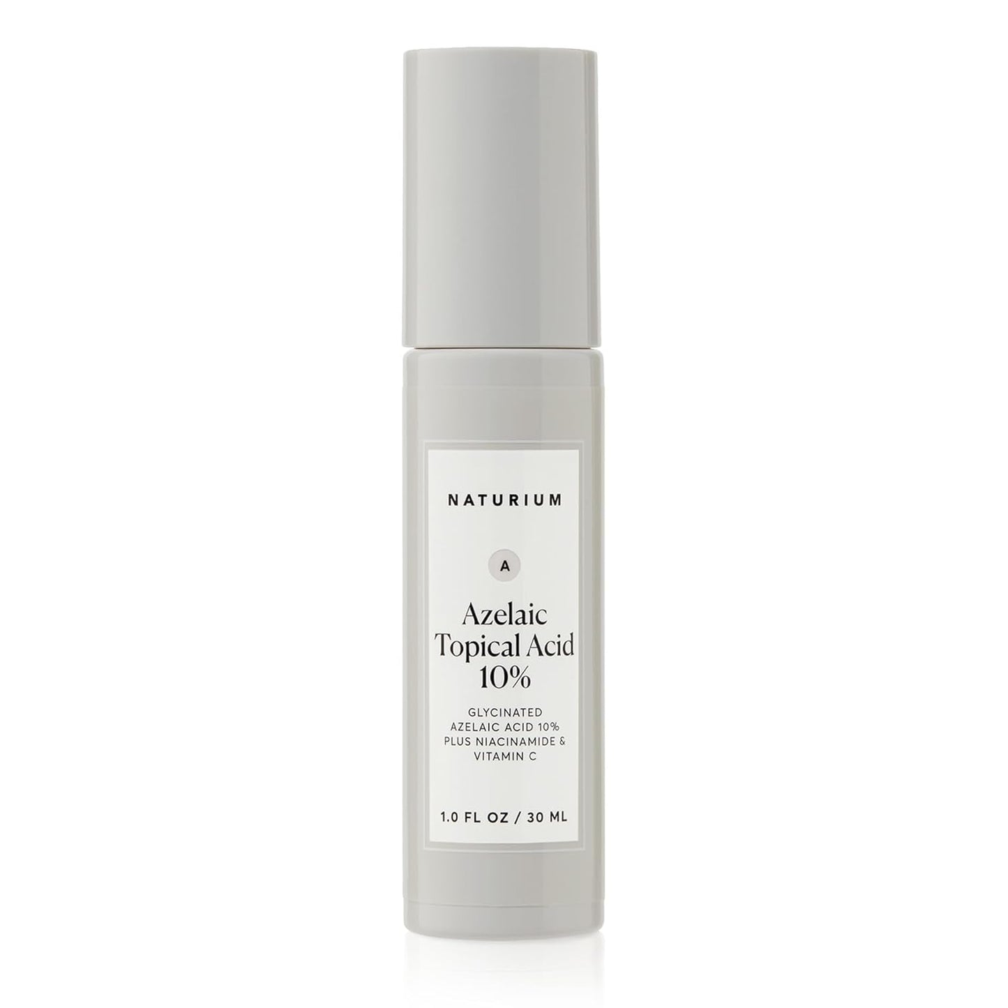 Naturium Azelaic Topical Acid 10% with Niacinamide & Vitamin C, Family-Friendly Sensitive Skin Serum for Bathroom Vanity