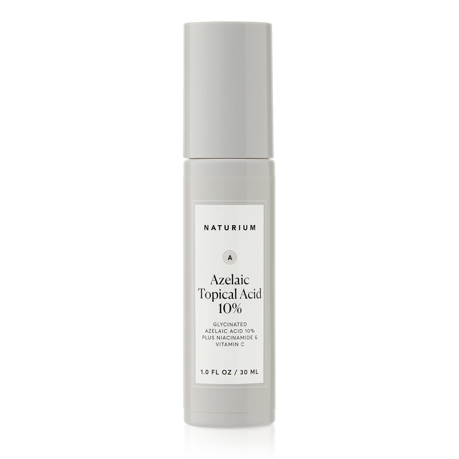 Naturium Azelaic Topical Acid 10% with Niacinamide & Vitamin C, Family-Friendly Sensitive Skin Serum for Bathroom Vanity