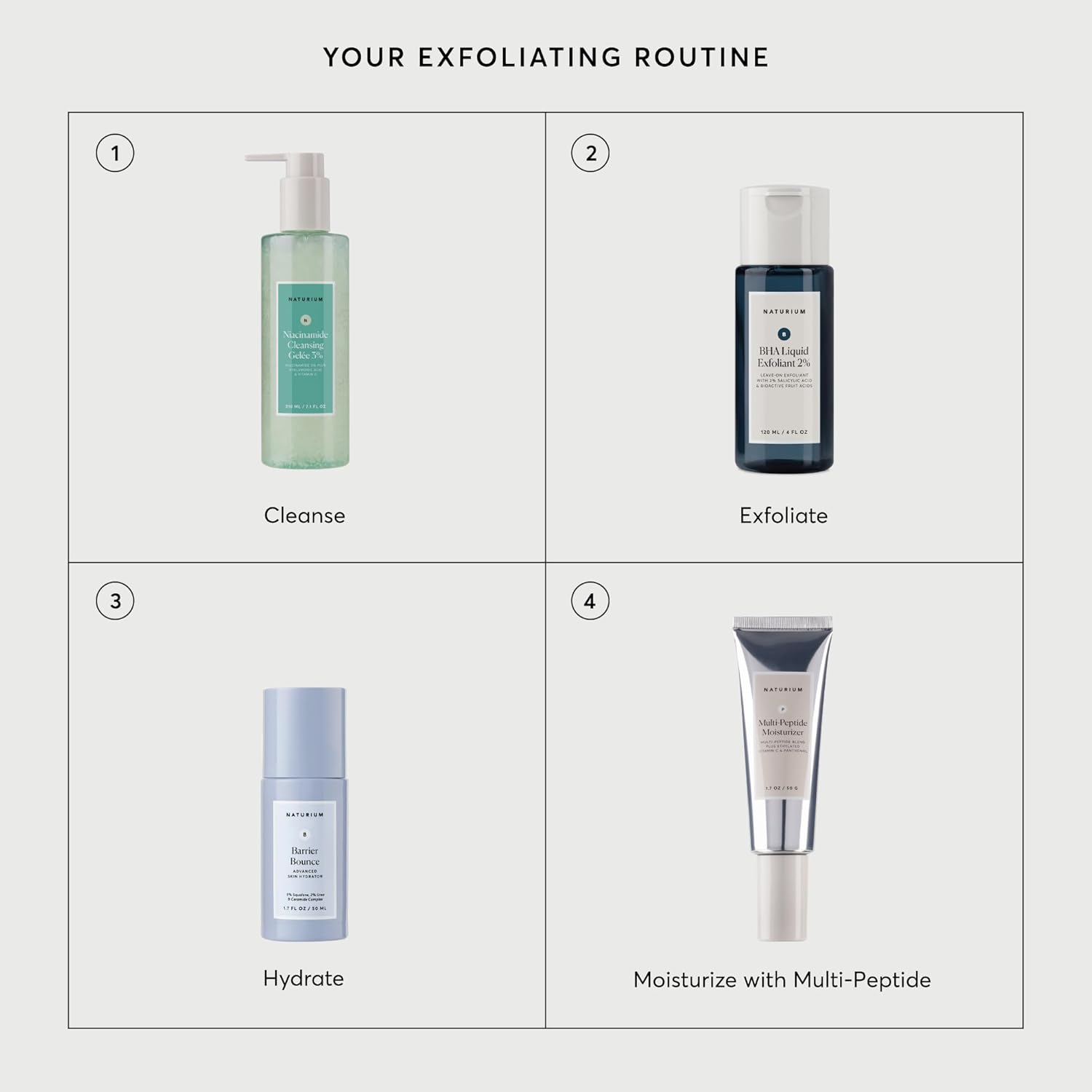Naturium BHA Liquid Exfoliant 2% – Barrier-Friendly Leave-On Exfoliant, Dermatologist-Tested Salicylic Acid for Reactive Skin