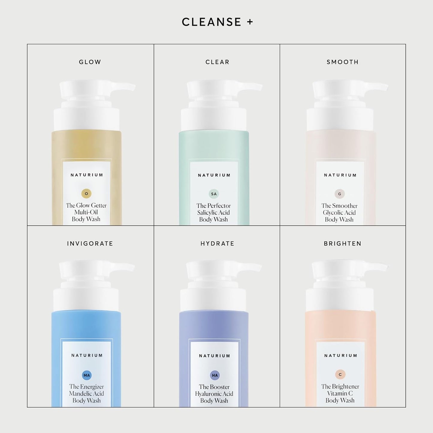 Naturium Energizer Body Wash — Clean Design Shower Staple for Capsule Bathrooms