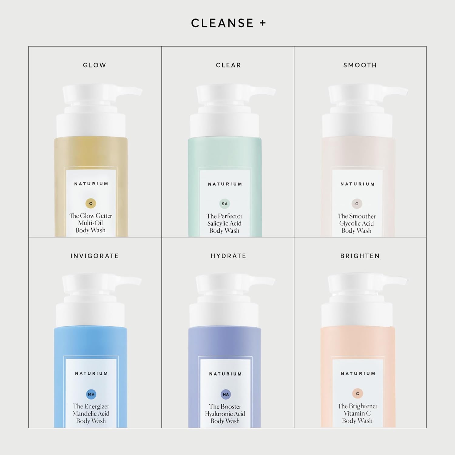 Naturium Energizer Body Wash — Clean Design Shower Staple for Capsule Bathrooms