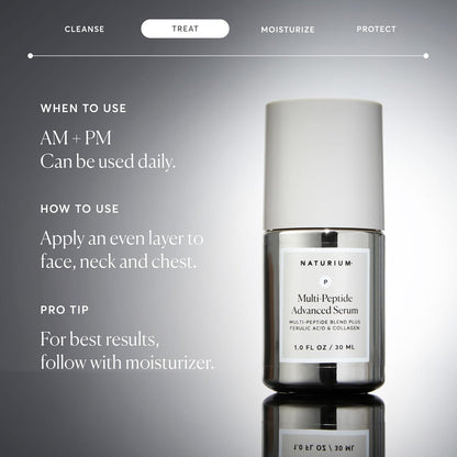 Naturium Multi-Peptide Advanced Serum – Self-Care Beauty Essential for Wind-Down Bath Time Routine