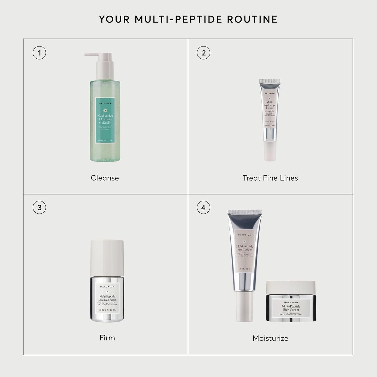 Naturium Multi-Peptide Advanced Serum – Self-Care Beauty Essential for Wind-Down Bath Time Routine