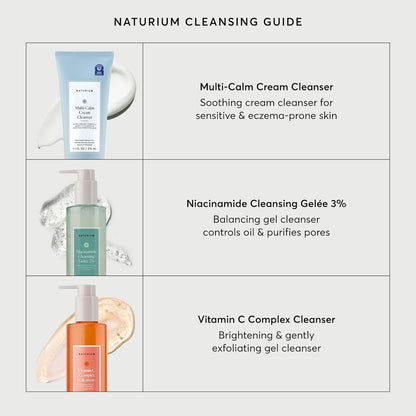 Naturium Niacinamide Cleansing Gelée 3% — Dermatologist-Tested Daily Wash for Sensitive & Reactive Skin