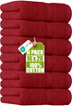 6 - Red - 6 Hand Towels