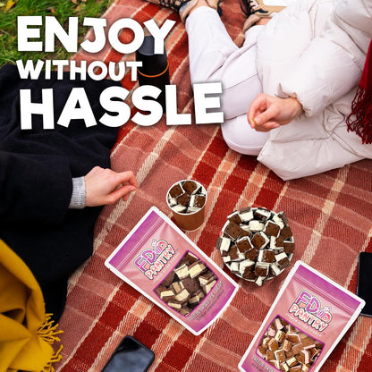 Neapolitan Freeze Dried Dessert 2 Pack – Conversation-Starting Party Favor and Hostess Gift Bag