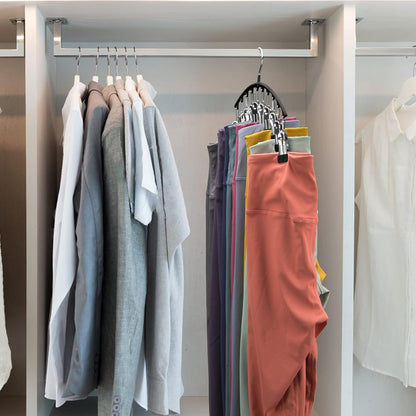 NeatFix Closet Storage Hanger – Cohesive Home Styling in White, Ivory, and Gray Tones