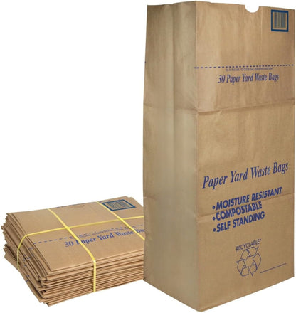Necessia 30 Gallon Biodegradable Leaf Bags – Mindful Outdoor Wellness for Seniors Doing Their Own Yard Care
