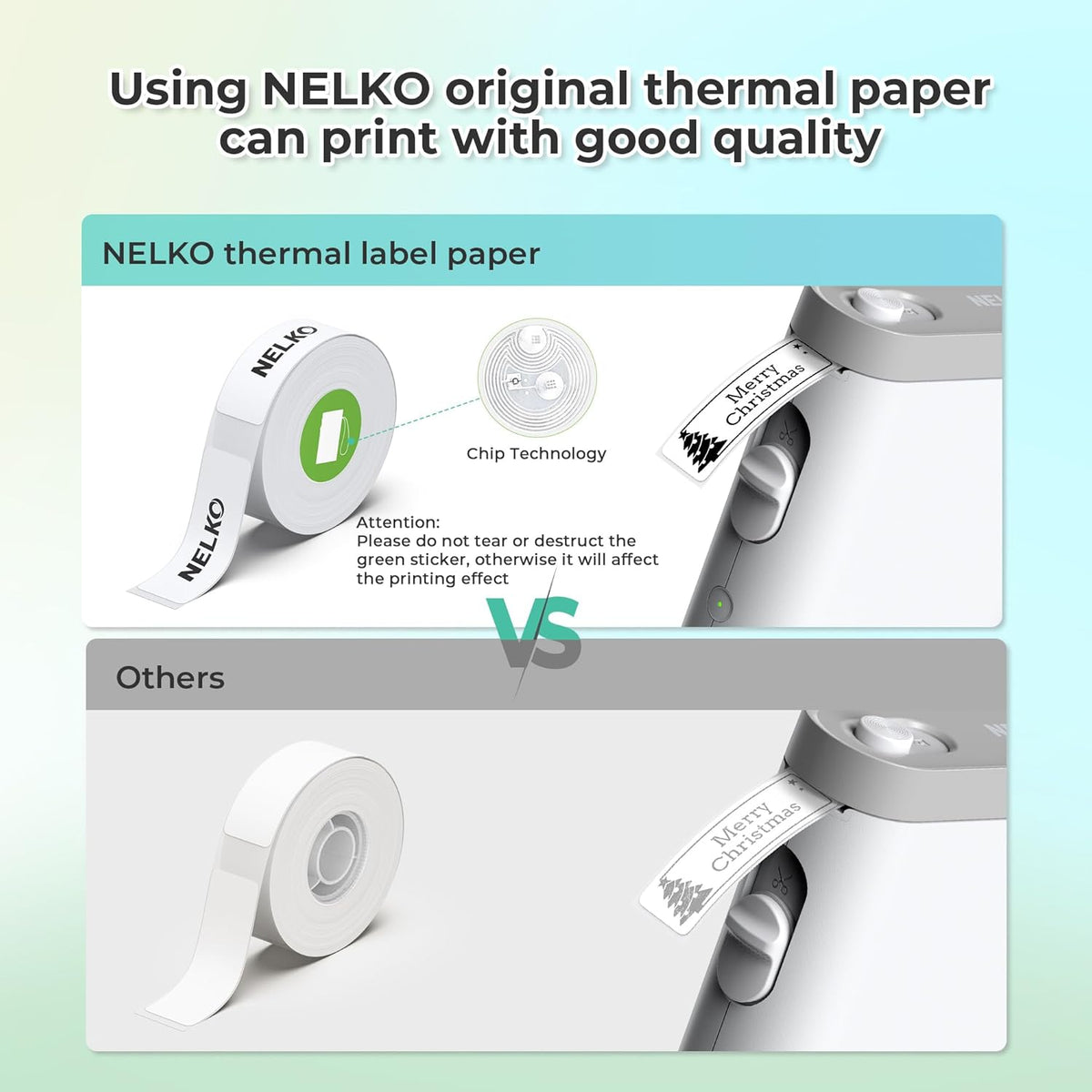 Nelko P21 Mini Thermal Label Printer – Creative Gift for Crafters and Etsy Sellers
