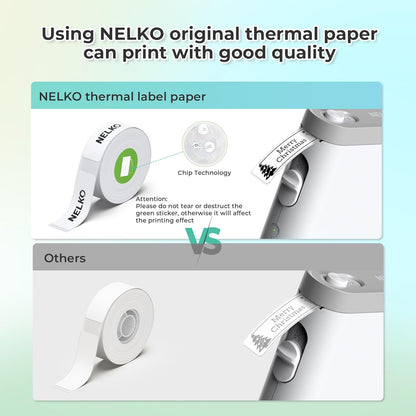 Nelko P21 Mini Thermal Label Printer – Creative Gift for Crafters and Etsy Sellers
