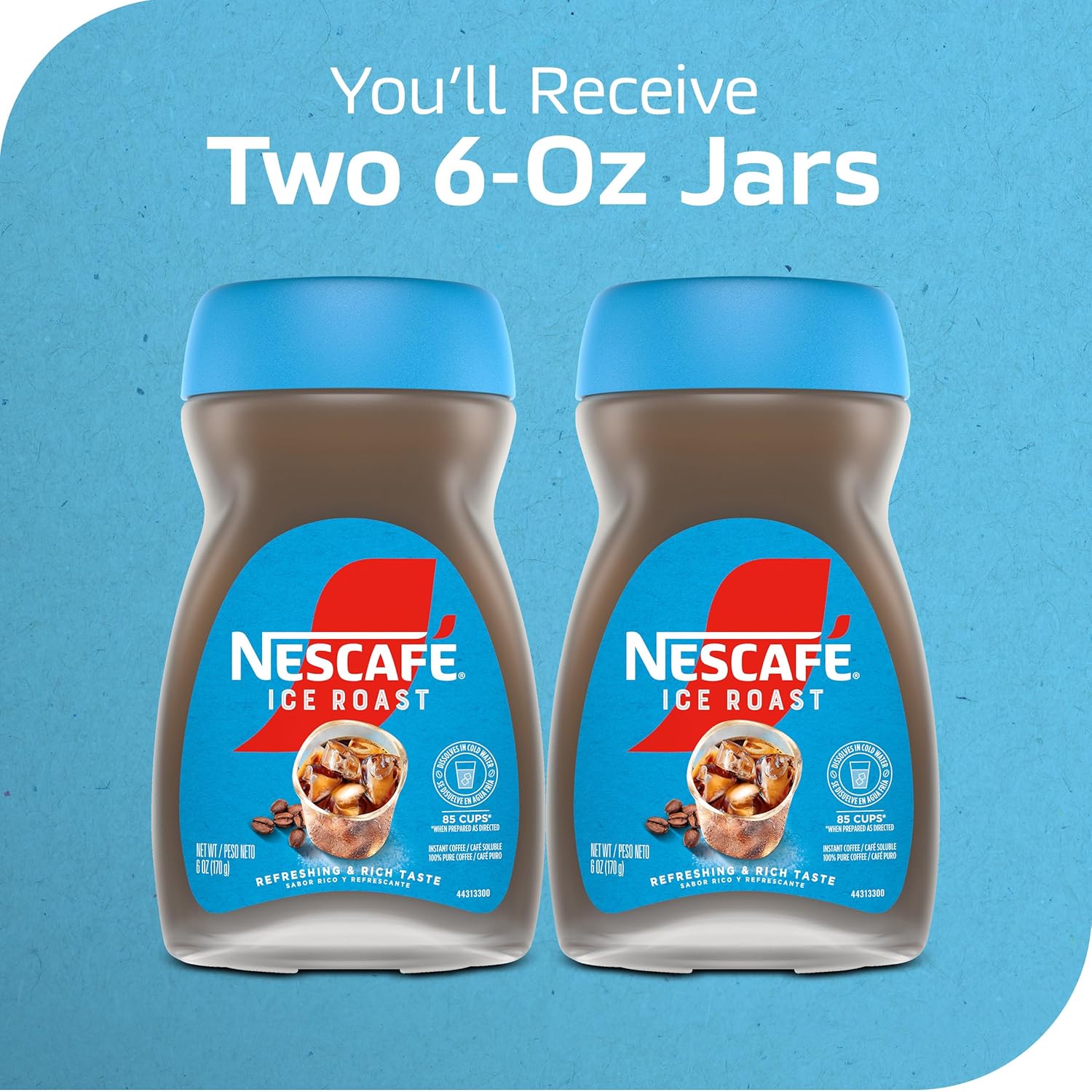 NESCAFÉ Ice Roast Instant Iced Coffee – Portable Cold Coffee for Campsites and Road Trip Coolers, No Equipment