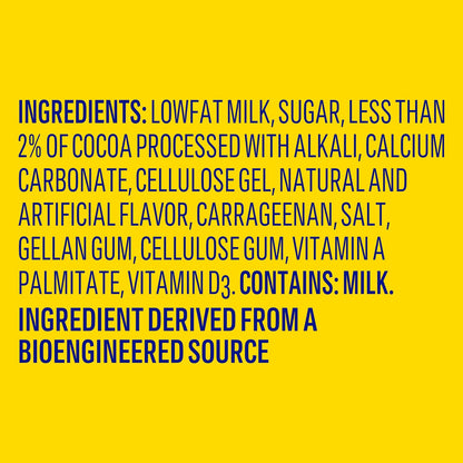 Nesquik Chocolate Lowfat Milk 8 oz Bottles – Quick Breakfast Drink for Busy Office Mornings