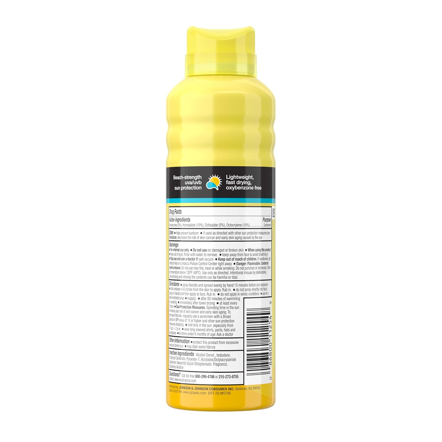 Neutrogena Beach Defense Spray SPF 50 – Gentle, Kid-Safe Sun Protection for Family Beach Trips