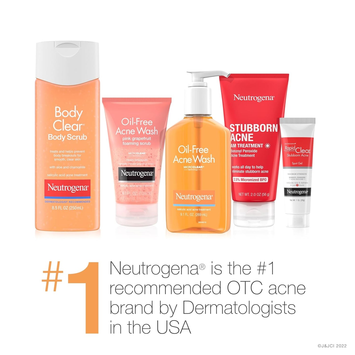 Neutrogena Body Clear Acne Body Wash and Scrub 2% Salicylic Acid – Thoughtful Gift for Teens Struggling with Body Acne
