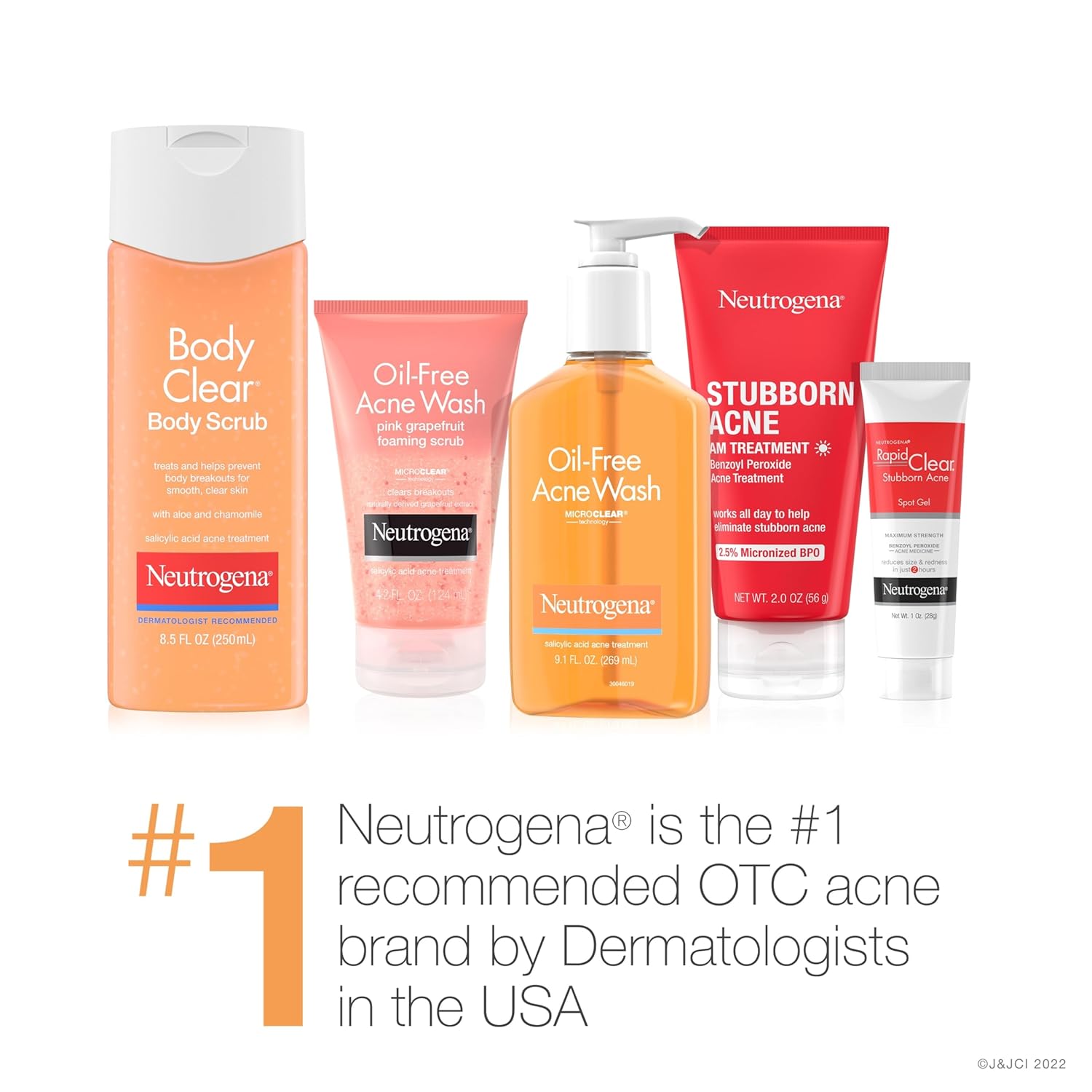 Neutrogena Body Clear Acne Body Wash and Scrub 2% Salicylic Acid – Thoughtful Gift for Teens Struggling with Body Acne